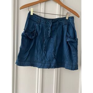 Old Navy teal blue lightweight skirt 2